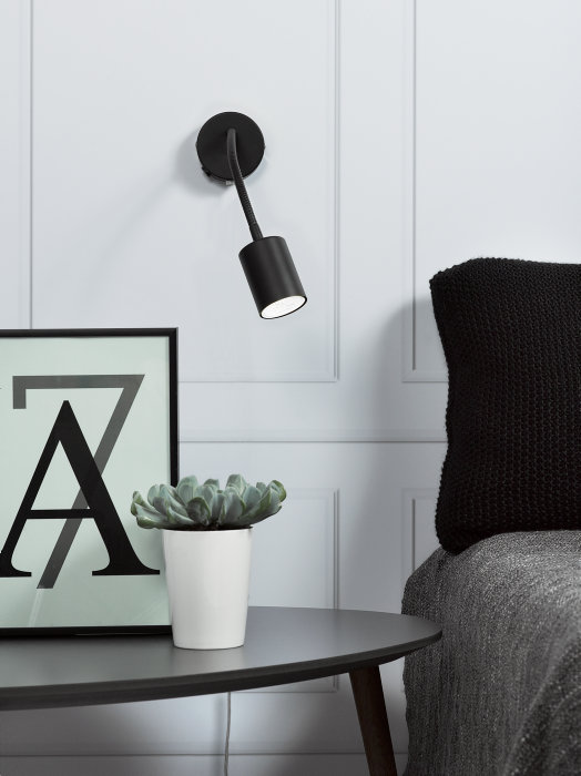 Nordlux Explore Flex vegglampe svart